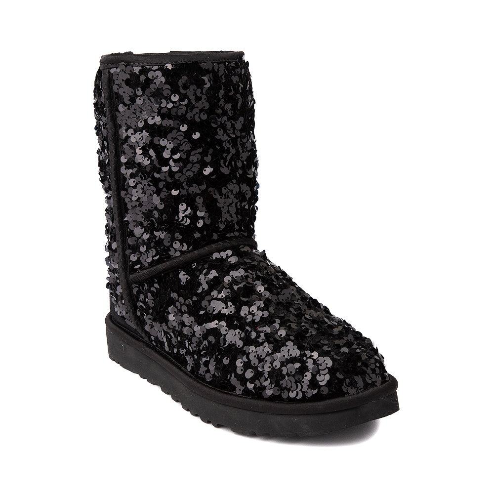 Black sequin ugg 2025 boots size 9