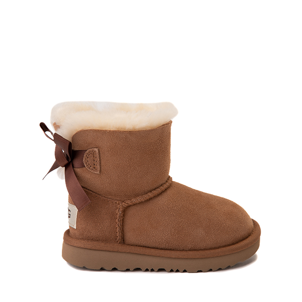 UGG&reg; Mini Bailey Bow II Boot - Toddler / Little Kid - Chestnut