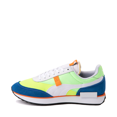 Alternate view of Mens PUMA Future Rider Play On Athletic Shoe - Neon Multicolor