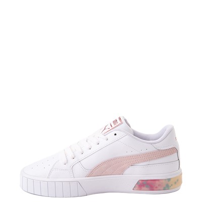 Alternate view of Womens PUMA Cali Star Splash Athletic Shoe - White / Pink