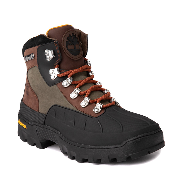alternate view Mens Timberland Vibram® Euro Hiker Shell-Toe Boot - Dark BrownALT5