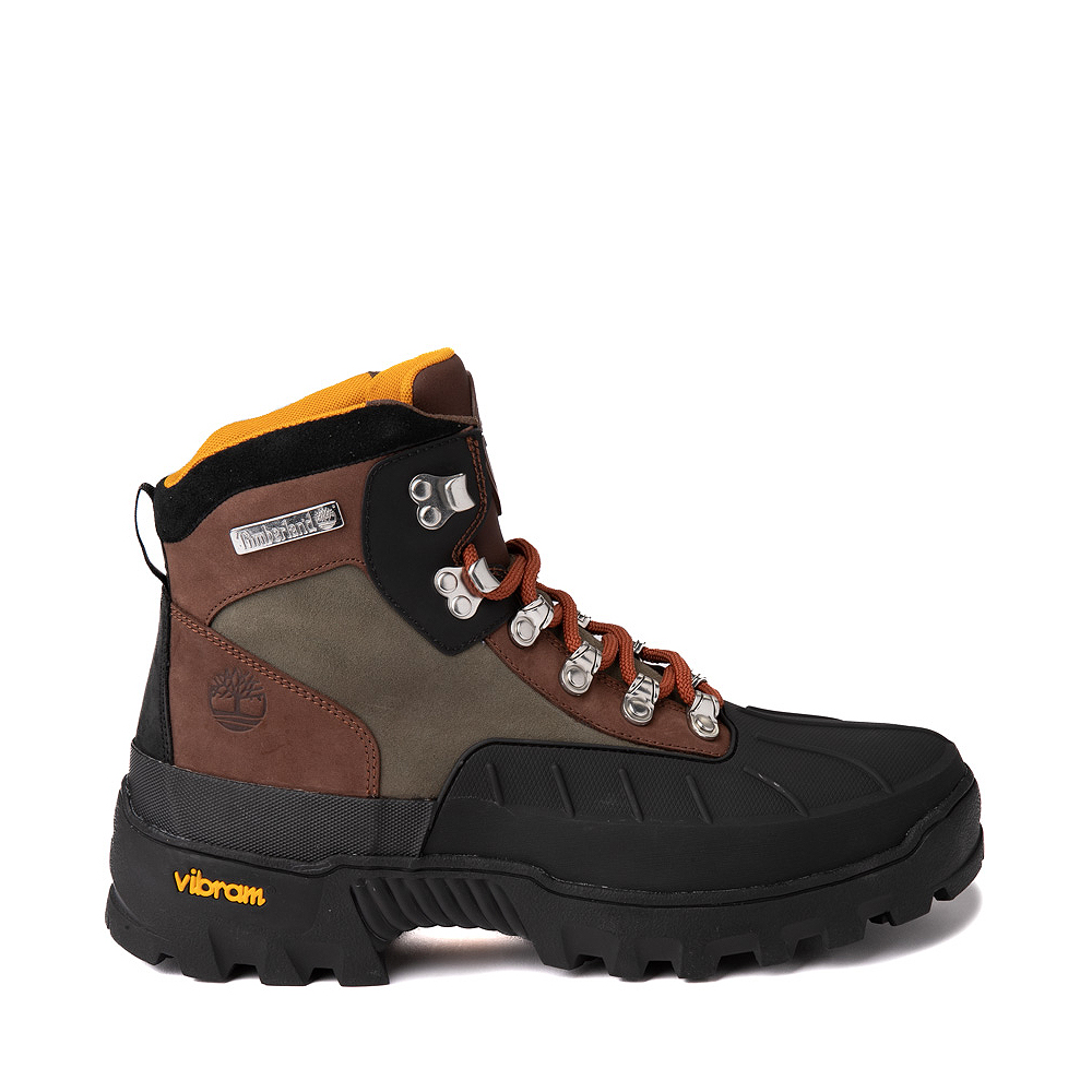 Mens Timberland Vibram® Euro Hiker Shell-Toe Boot - Dark Brown