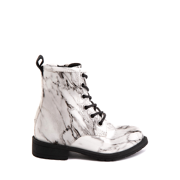 Main view of MIA Taunya Combat Boot - Toddler / Little Kid - Marbled Black / White