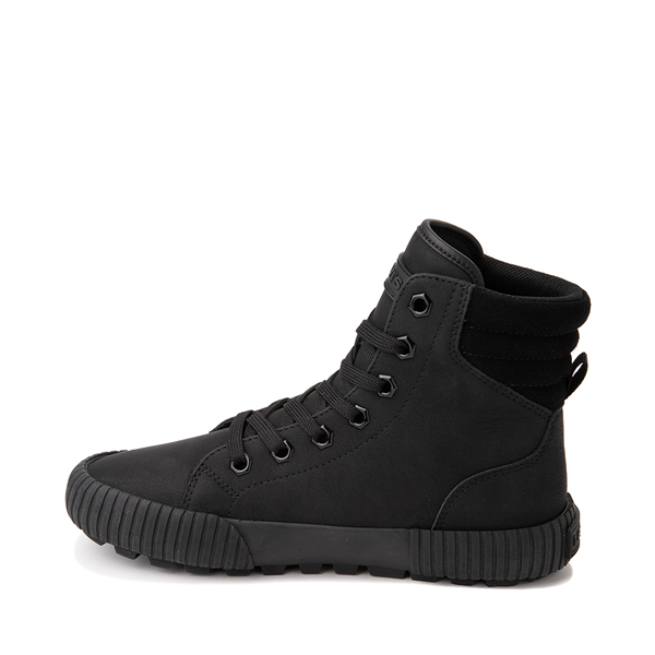 alternate view Womens Levi's Olivia Hi Sneaker - Black MonochromeALT1