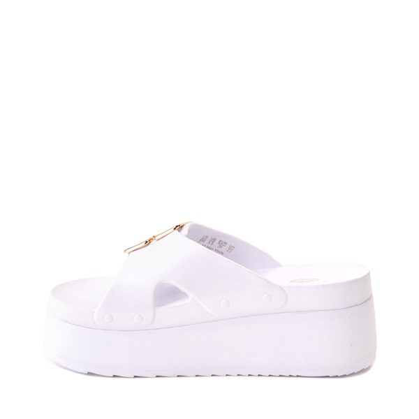 alternate view Womens Dr. Scholl's Original Goals Slide Sandal - WhiteALT1