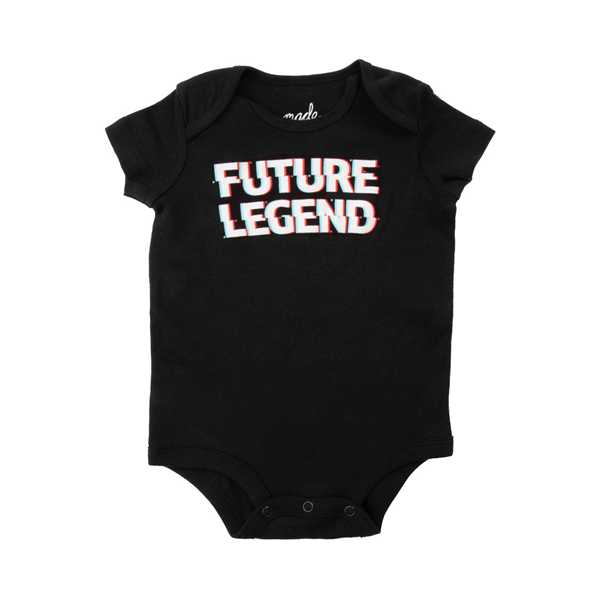 Main view of Future Legend Snap Tee - Baby - Black
