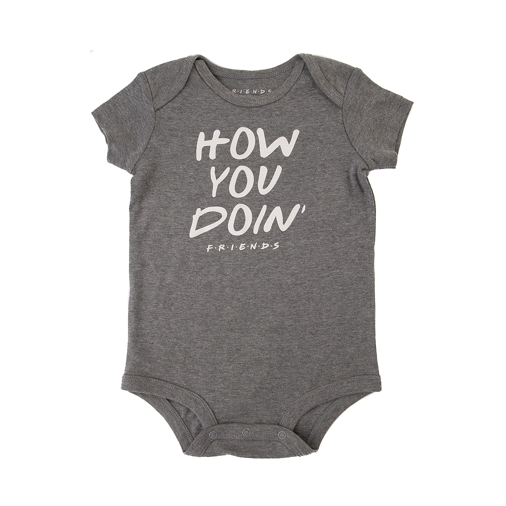 How You Doin' Snap Tee - Baby - Heather Gray