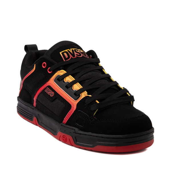 alternate view Mens DVS Comanche Skate Shoe - Black / Red / YellowALT5