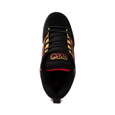 Alternate view of Mens DVS Comanche Skate Shoe - Black / Red / Yellow