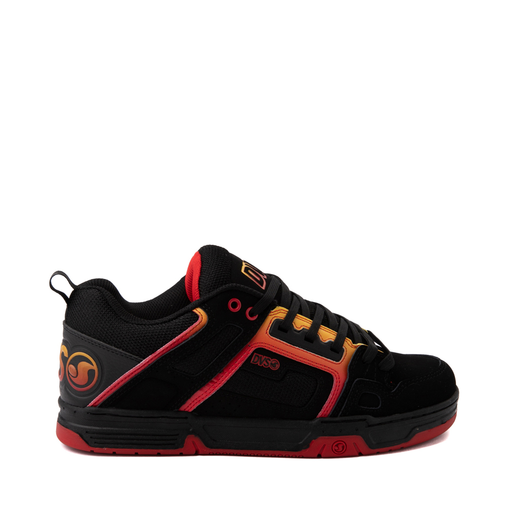 Mens DVS Comanche Skate Shoe - Black / Red / Yellow