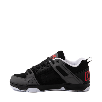 Alternate view of Mens DVS Comanche Skate Shoe - Black / Charcoal / Fire Red