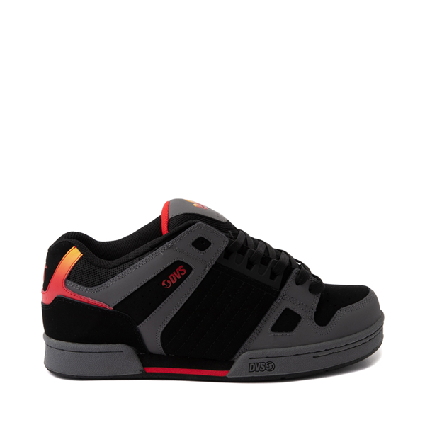Mens DVS Celsius Skate Shoe - Charcoal / Black / Red