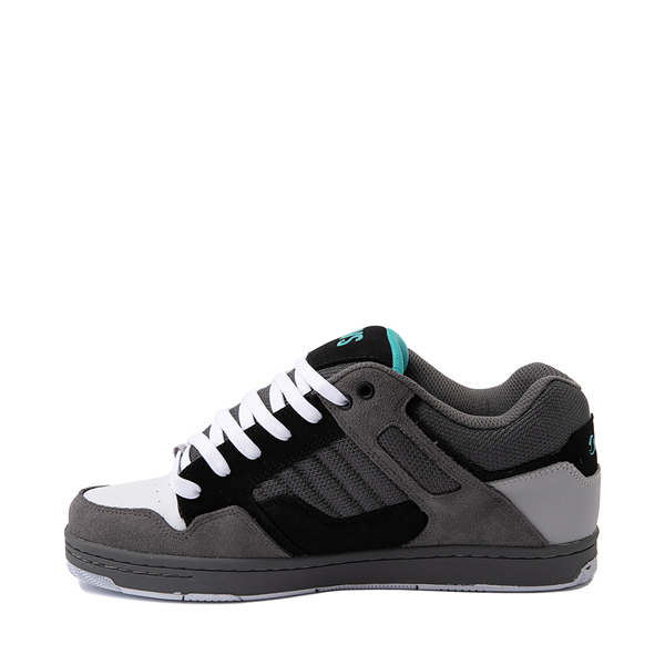 alternate view Mens DVS Enduro 125 Skate Shoe - Charcoal / Black / TurquoiseALT1