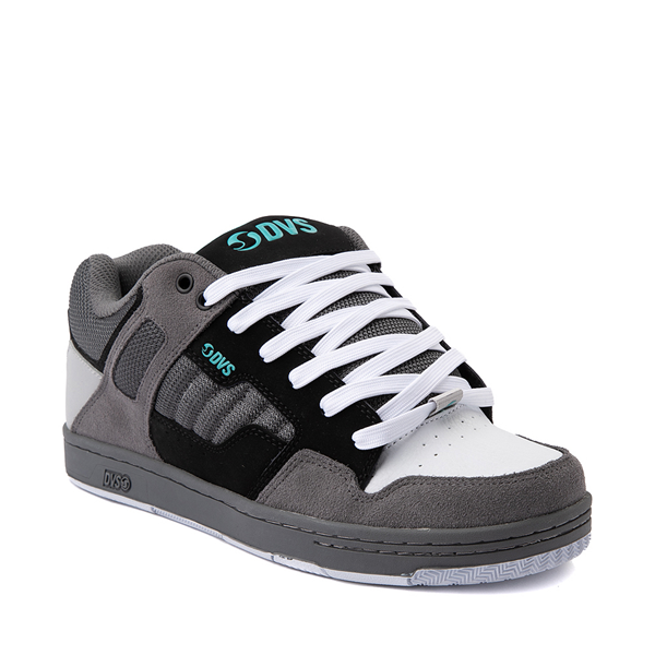 alternate view Mens DVS Enduro 125 Skate Shoe - Charcoal / Black / TurquoiseALT5