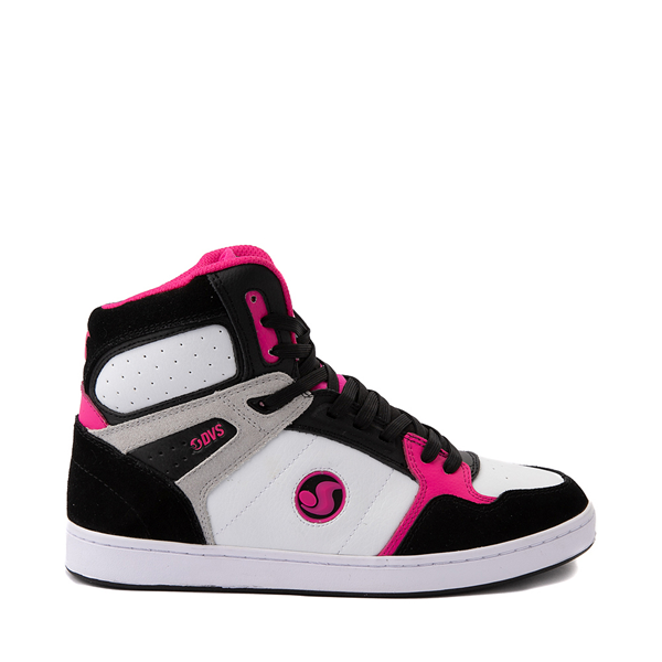 Main view of Womens DVS Honcho Skate Shoe - Black / White / Pink