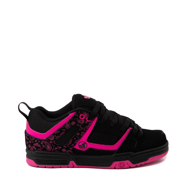 Main view of Womens DVS Gambol Skate Shoe - Black / Pink