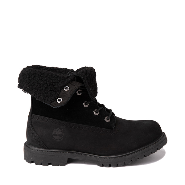 Main view of Womens Timberland Authentics Roll-Top Boot - Black