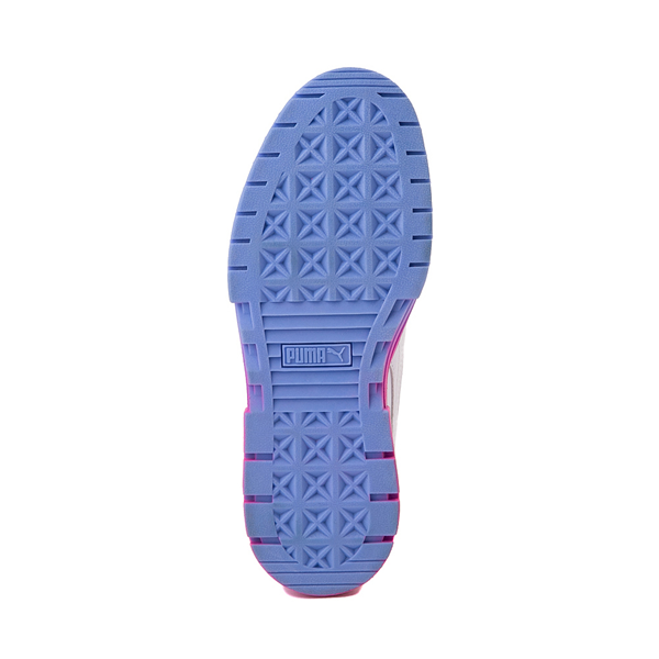 alternate view Womens PUMA Mayze Fade Platform Athletic Shoe - White / Pink / BlueALT3