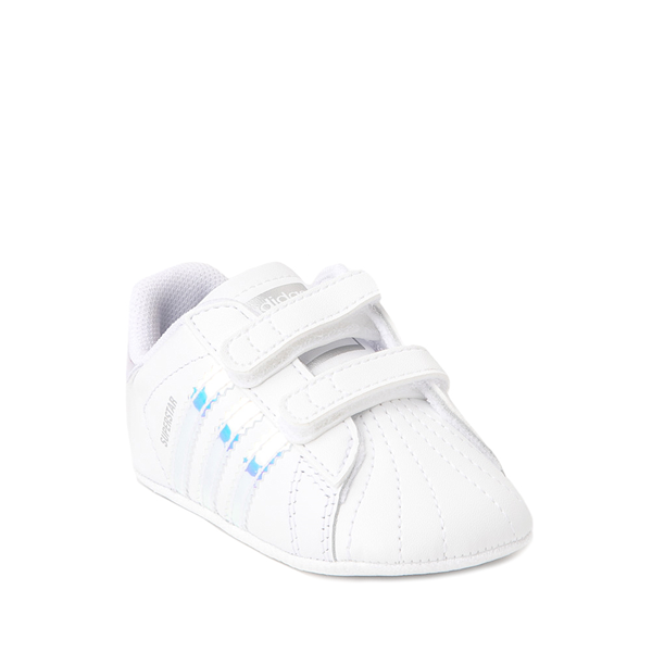 alternate view adidas Superstar Athletic Shoe - Baby - Cloud White / IridescentALT5