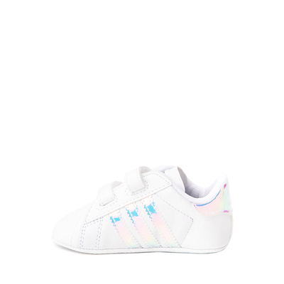 Alternate view of adidas Superstar Athletic Shoe - Baby - Cloud White / Iridescent