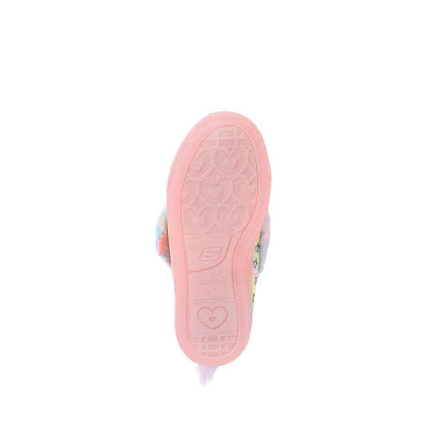 alternate view Skechers Twinkle Toes Shuffle Brights Magic Dreams Sneaker - Toddler - Light PinkALT3