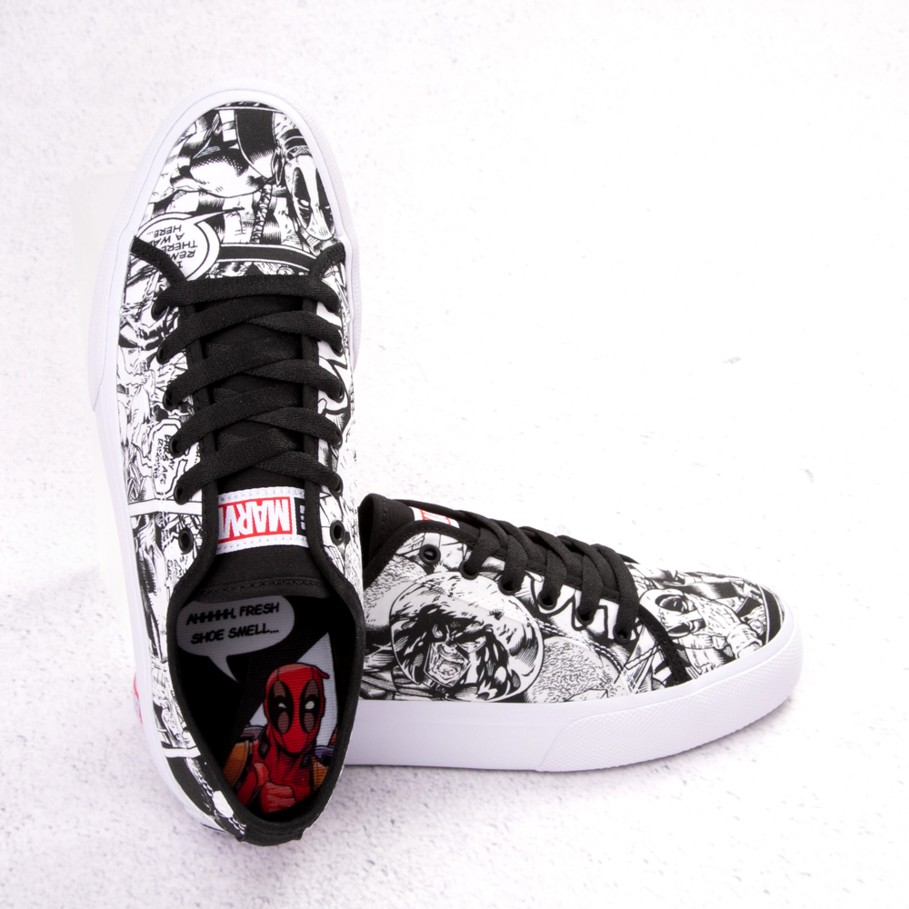DC x Marvel Deadpool Manual Skate Shoe - Black / White