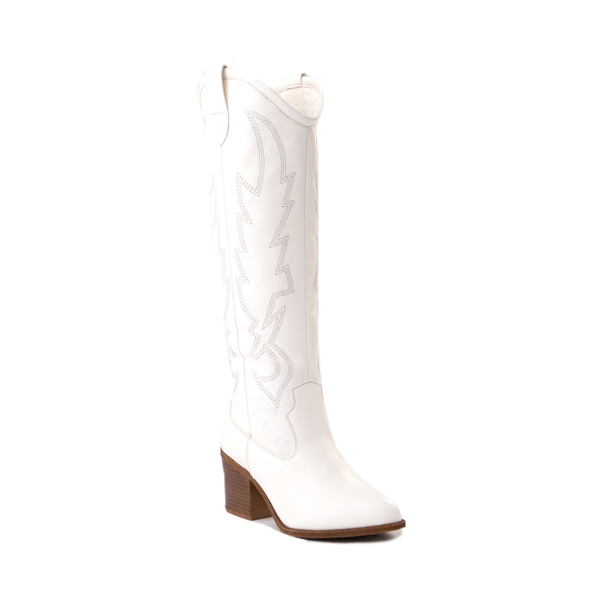 alternate view Womens Dirty Laundry Upwind Western Boot - WhiteALT5