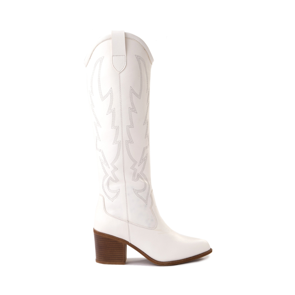 Womens Dirty Laundry Upwind Western Boot - White