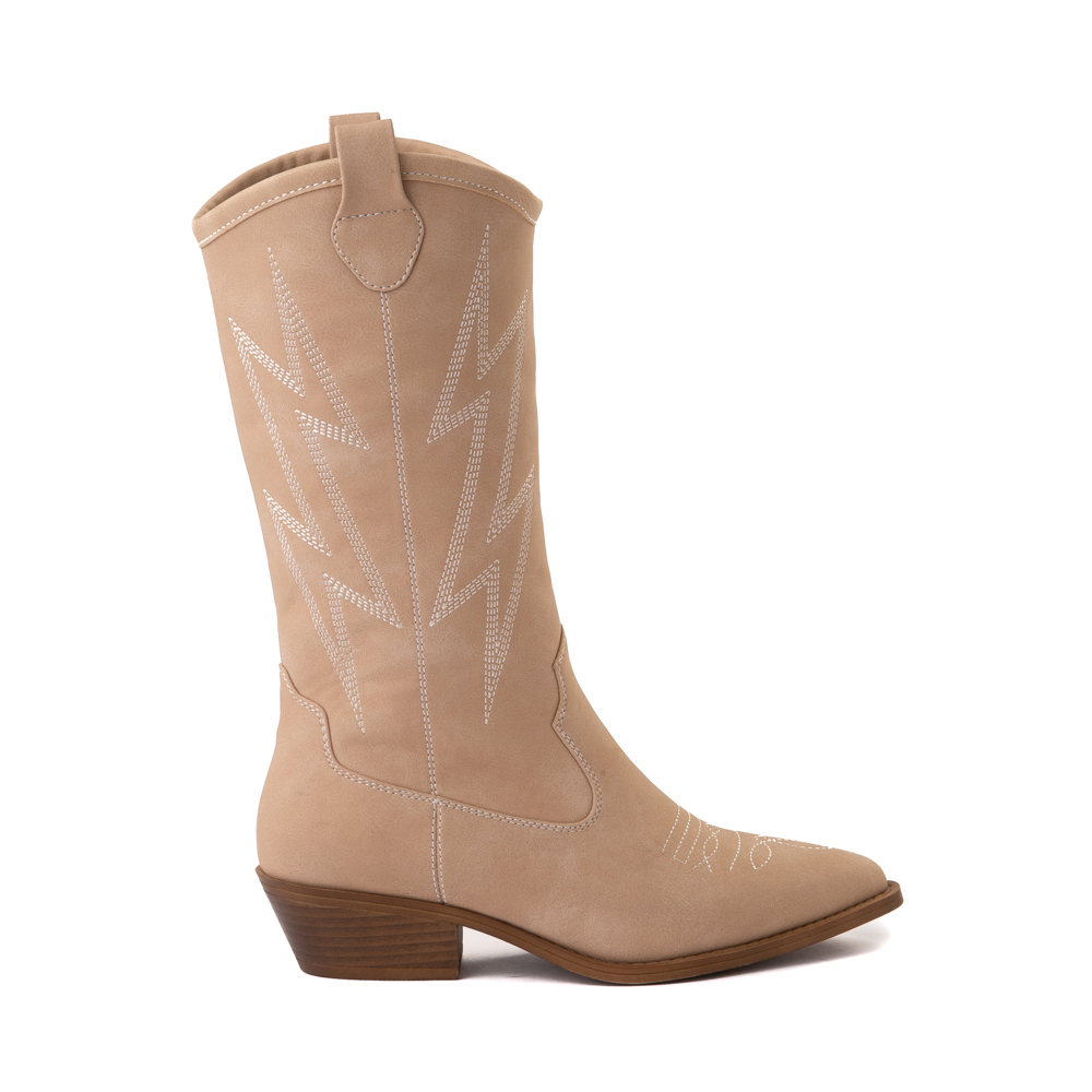 Womens Dirty Laundry Josea Western Boot - Natural
