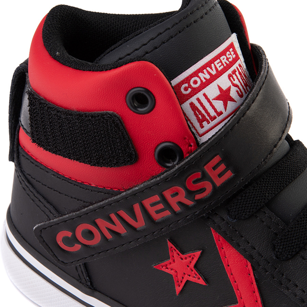 alternate view Converse Pro Blaze Hi Sneaker - Little Kid - Black / RedALT4B