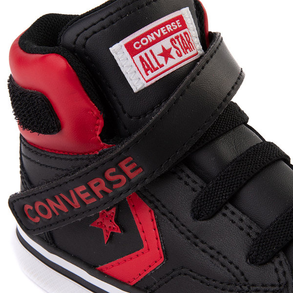 alternate view Converse Pro Blaze Hi Sneaker - Baby / Toddler - Black / RedALT4B
