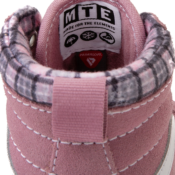 alternate view Vans Sk8-Hi MTE-1 Skate Shoe - Little Kid - Plaid LilasALT4B