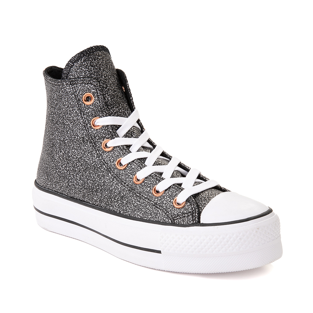 Black sparkly converse low 2024 tops