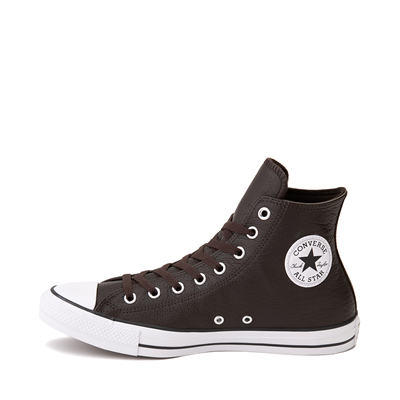 Alternate view of Converse Chuck Taylor All Star Hi Leather Sneaker - Velvet Brown