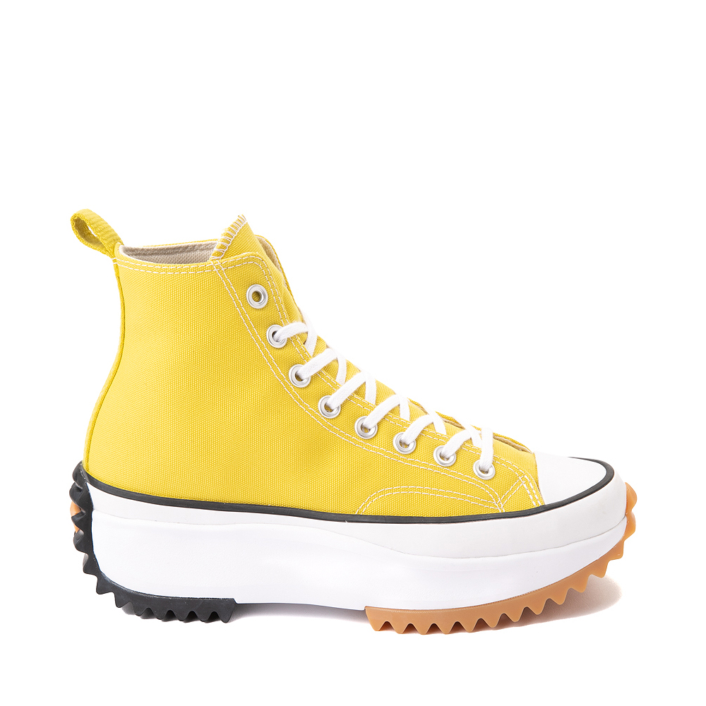 Converse Run Star Hike Platform Sneaker - Bitter Lemon / White / Gum |  Journeys
