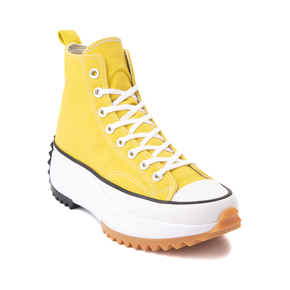 Converse Run Star Hike Platform Sneaker - Bitter Lemon / White 