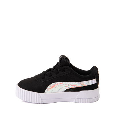 Alternate view of PUMA Carina Holo Athletic Shoe - Baby / Toddler - Black / Silver