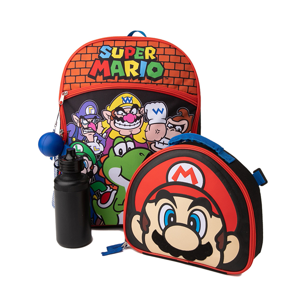 Main view of Super Mario Backpack Set - Multicolor