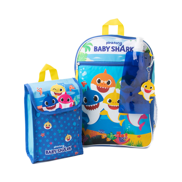 Main view of Baby Shark Backpack Set - Blue