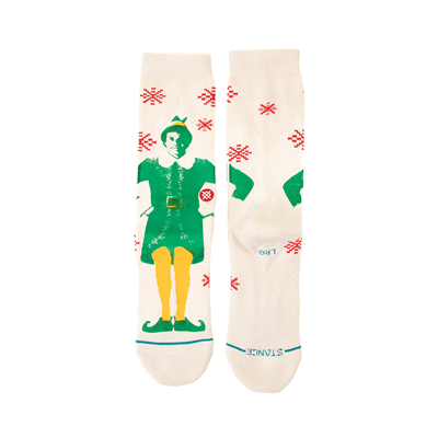 Alternate view of Mens Stance Buddy The Elf Crew Socks - Green / Multicolor