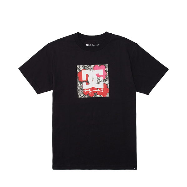 Main view of Mens DC x Andy Warhol Life and Death Tee - Black
