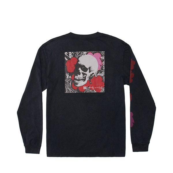 Main view of Mens DC x Andy Warhol Life and Death Long Sleeve Tee - Black