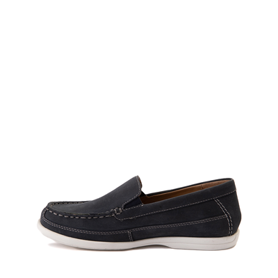 Alternate view of Johnston and Murphy Locklin Venetian Slip On Casual Shoe - Little Kid / Big Kid - Navy