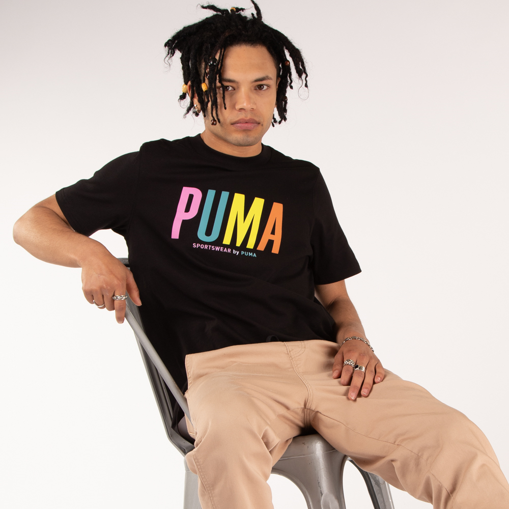 Mens Sportswear by PUMA Graphic Tee - Black