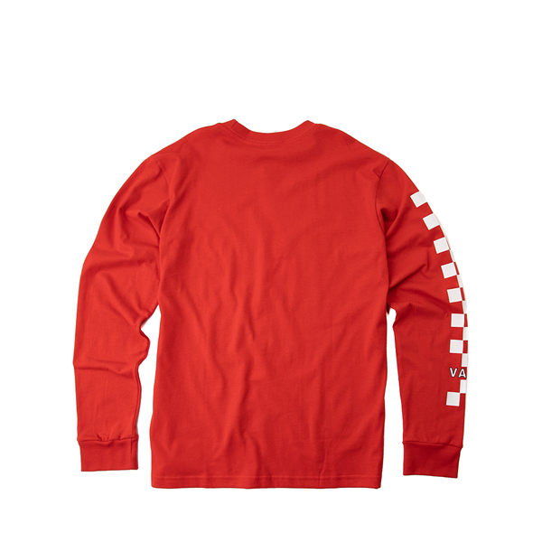 alternate view Vans Sidestripe Long Sleeve Tee - Little Kid / Big Kid - Molten LavaALT1