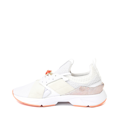 Alternate view of Womens PUMA Muse X5 Athletic Shoe - Crystal White / Peach