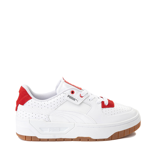Main view of Womens PUMA Cali Dream Heritage Athletic Shoe - White / Red / Gum