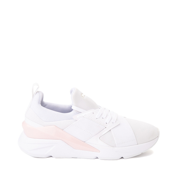 Womens PUMA Muse X5 Athletic Shoe - Glow White / Chalk Pink