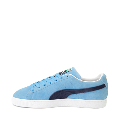 Alternate view of Mens PUMA Suede Classic XXI Athletic Shoe - Light Blue / Navy