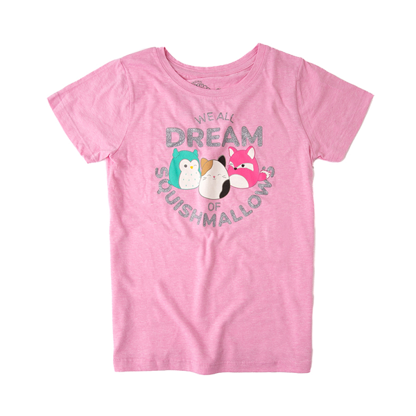Main view of We All Dream Of Squishmallows Tee - Little Kid / Big Kid - Pink